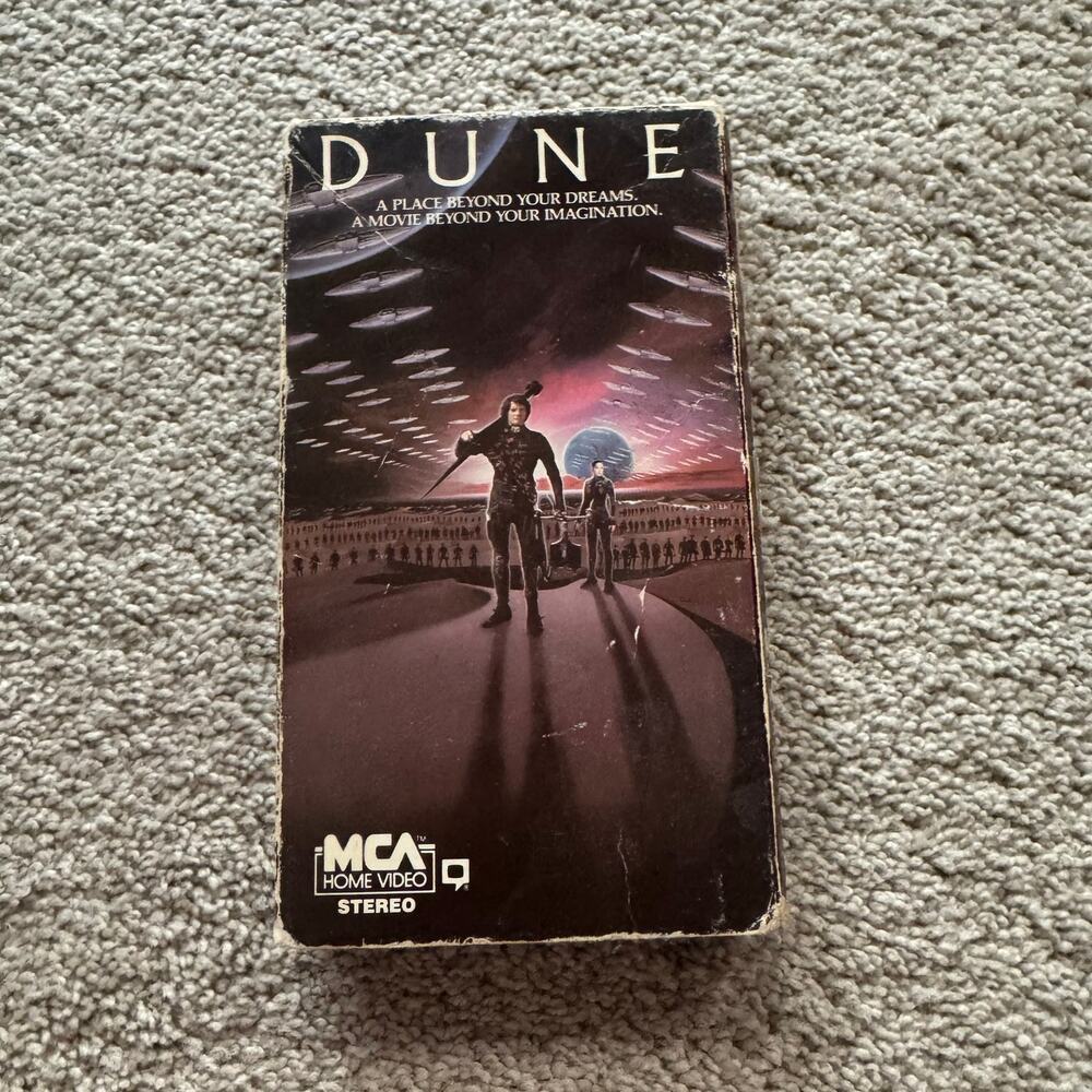 MCA Home Video DUNE Science Fiction Movie VHS 1984 Theater Release 1985 VHS